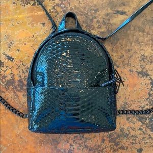 Victoria Secret mini backpack purse, like new!